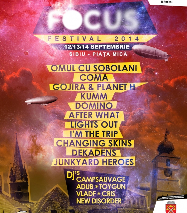 OCS, Coma, Kumm și Gojira, parte din line-up-ul Focus Festival 2014